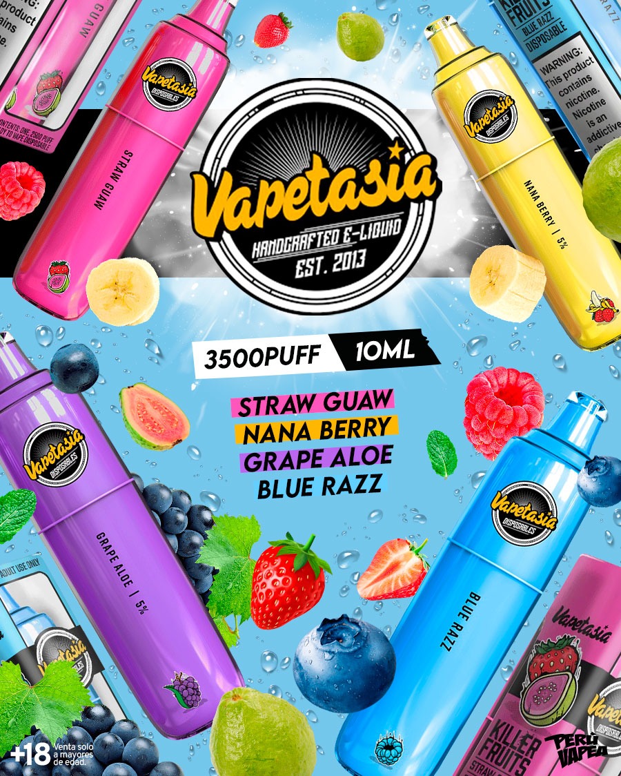 Descartável - Vapetasia - 3500 puffs | White Cloud Brasil